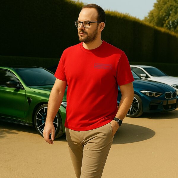 50 Years of M // Heritage Edition “Track Red” T-Shirt - Image 3