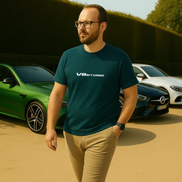 V8 BITURBO // Boosted Driver’s T-Shirt - Image 3