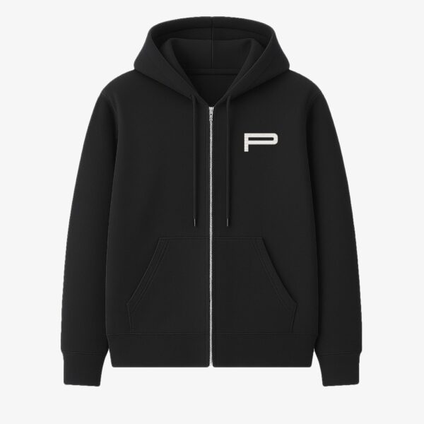 P Monogram // Minimal Edition Zip Hoodie
